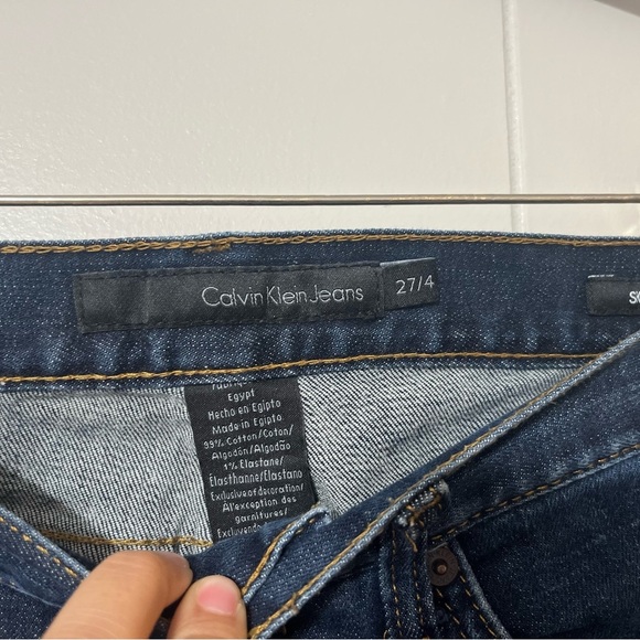 Calvin Klein Womens Jeans Skinny Size 27/4 - Picture 4 of 8
